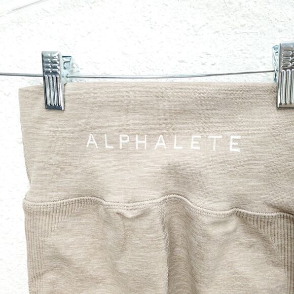 ALPHALETE Tan Sand Amplify Extra Contour High Rise Leggings - Picture 11 of 16